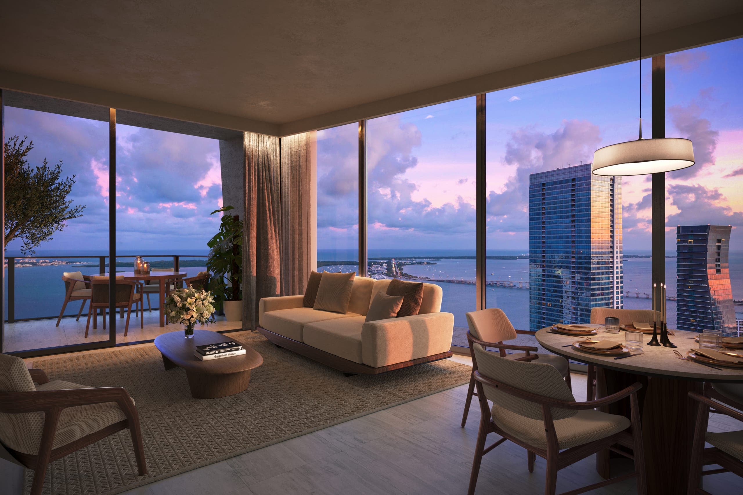 Floor-to-ceiling glass